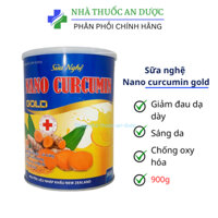 Sữa Nghệ Nano Curcumin Gold gúp giảm đau dạ dày,tiêu hóa tốt đẹp da, chống oxi hóa – Hộp 900gr