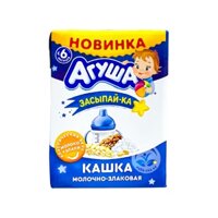Sữa ngũ cốc Agusha ban đêm (Vị ngũ cốc) - Nga - Hộp 200ml