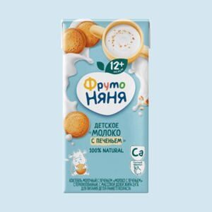 Sữa ngũ cốc Fruto Nga vị bích quy (ngày) 200ml (Từ 12 tháng)