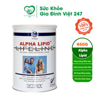 Sữa non Alpha Lipid Lifeline 450g tăng cường hệ miễn dịch bổ sung canxi vitamin kháng thể tự nhiên suckhoegiadinhviet247