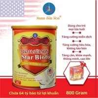 [Sữa non - Bào tử lợi khuẩn] MaMa Sữa Non Star Biotic - 800g/lon - [Tặng Yến Sào] - 100% Sữa non nhập khẩu từ Mỹ