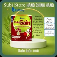 Sữa non Colos Gain 0+,1+ 800g, sữa bột giúp bé tăng cân nhanh, miễn dịch khỏe