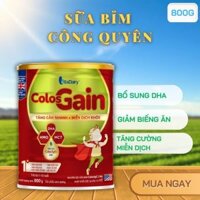 Sữa non Colos Gain 1+ 800g, sữa bột giúp bé tăng cân nhanh, miễn dịch khỏe - VitaDairy