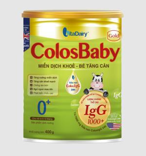 Sữa non Colosbaby 600 IgG 0+ - 400g (cho bé 0-12 tháng)