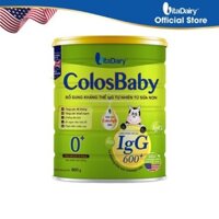 Sữa non Colosbaby 600 igG lon 800g số 0-1-2 đề kháng cho bé khoẻ giảm ốm vặt