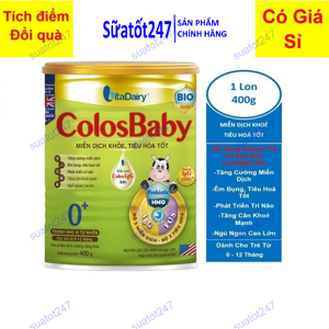 Sữa non Colosbaby Gold 0+ - 400g (dành cho bé 0-12 tháng)