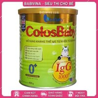 Sữa Non Colosbaby Gold 0+ 400g 1000 lgG | Trẻ 0-12 Tháng Tuổi Với Kháng Thể Sữa Non Nhập Khẩu Từ Mỹ | Hãng Vitadairy Việt Nam | Babivina Sữa Chính Hãng, Bán Lẻ Giá Sỉ