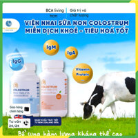Sữa non dạng viên nhai KGK Colostrum milk bổ sung Immunoglobulin Lactoferrin tăng cường miễn dịch hỗ trợ tiêu hóa