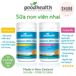 Sữa Goodhealth - Sữa non viên nhai