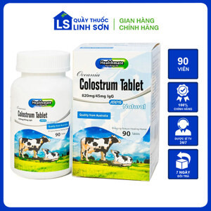 Sữa non Oceania Colostrum Tablet 820mg/45 IgG - Hộp 90 viên