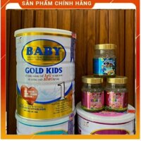 SỮA NON SƠ SINH BABY GOLD KIDS LON 900( KÈM 3 LỌ YẾN )- GIẢI PHÁP TĂNG CƯỜNG SỨC KHỎE THỂ TRẠNG TOÀN DIỆN .