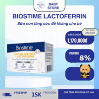 Sữa Non Tăng Sức Đề Kháng Cho Bé Biostime Immune Defence + Lactoferrin - Hộp 28 gói