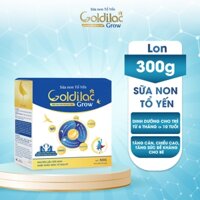 Sữa non tổ yến Goldilac Grow (300g) cho bé từ 6 tháng đến 10 tuổi tăng cân, tăng sức đề kháng