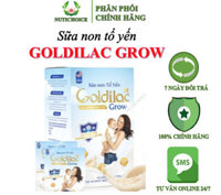 Sữa non tổ yến Goldilac Grow Hộp 28 gói x 14g tăng cân, tăng sức đề kháng