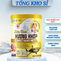 Sữa non xương khớp CANXI NANO MK7, sụn cá mập giúp xương chắc, khớp khỏe 900gr