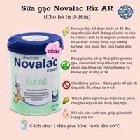 SỮA NOVALAC RIZ AR 800G