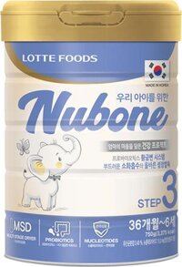 Sữa Nubone Step 3 (750g) từ Hàn Quốc, dành cho trẻ từ 3 – 6 tuổi