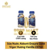 Sữa Nước Abbott Ensure Gold Vigor Hương Vanilla 237ml