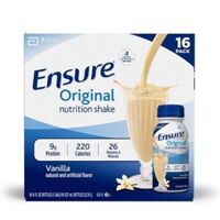 Sữa nước Ensure Original – Thùng 16 chai – 237ml – Nhập Mỹ