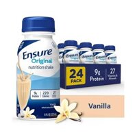 Sữa Nước Ensure Original Nutrition Shake Hương Vani 24 Chai 237ml