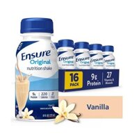 Sữa Nước Ensure Original Nutrition Shake Hương Vani 16 Chai 237ml