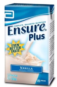 Sữa nước Ensure Plus Mỹ 200ml – Vị Vani hộp giấy