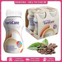 Sữa Nước FortiCare 125ml Lốc 4 Chai, Hương Capuchino Cao Năng Lượng Dành Cho Bệnh Nhân Ung Thư, Người Ốm Bệnh, Phẫu Thuật Cappuccino