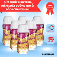 Sữa nước glucerna 220 ml kiểm soát đường huyết lốc 6 chai x220ml