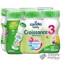 Sữa nước hữu cơ CandiaBaby cho bé từ 10thang đến 3 tuổi ( lốc 6 chai 250ml )