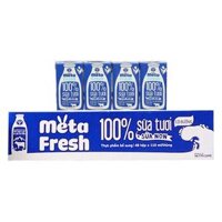 Sữa Nước Meta Fresh 100% sữa tươi sữa non 110ml (có đường)