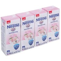 Sữa nước Nestle NutriStrong 180ml dâu trắng (vỉ 4 hộp)