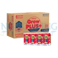 Sữa nước Nutifood Growplus đỏ ít đường 110ml - thùng