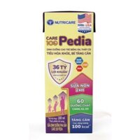 Sữa nước Nutricare Care 100 Pedia 180ml Date T7/2025