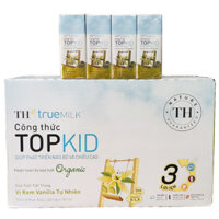 Sữa Nước Th Topkid Organics 180Ml Thùng