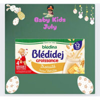 Sữa nước Vị Vani & Bích Quy 12M+ Bledina Pháp 4 Hộp x 250ml HSD T7/2025