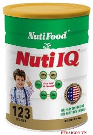 Sữa bột Nutifood Nuti IQ 123 - hộp 900g (dành cho trẻ từ 1 - 3 tuổi)