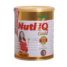 Sữa bột Nutifood Nuti IQ Mum Gold - hộp 400g (dành cho bà mẹ mang thai và cho con bú)