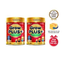Sữa Nutifood Grow Plus+ (dành cho trẻ suy dinh dưỡng, thấp còi) - Số 1 - Thụy Điển - Lon 350gr - Từ 0 - 12m (Combo 2 lon)