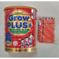 Sữa Nutifood Grow Plus Đỏ 1500g mẫu mới dành cho trẻ từ 1-10 tuổi bị suy dinh dưỡng, thấp còi - tặng khăn mặt vải cotton mềm mịn