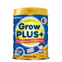 Sữa Nutifood grow plus xanh cho trẻ biếng ăn tăng cân khoẻ mạnh 900gam