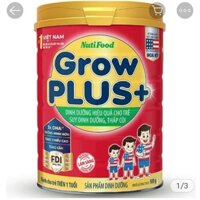 Sữa Nutifood GrowPlus+ đỏ lon 900g 1+