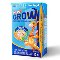 Sữa Nutifood Nuvi Grow 110ml (lốc 4 hộp)