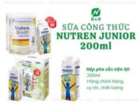 Sữa Nutren Junior 200ml – Top 3 Sữa Cho Trẻ Suy Dinh Dưỡng Tốt Nhất