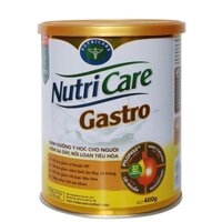 Sữa Nutricare Gastro 400g giải pháp dinh dưỡng dành cho người bị viêm loét dạ dày tá tràng