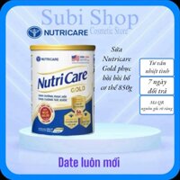 Sữa Nutricare Gold phục hồi bồi bổ cơ thể 850g