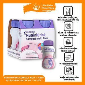 Sữa Nutricia Nutrinidrink Compact Multi Fibre của Đức lốc 4 chai 125ml