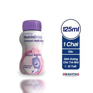 Sữa Nutricia Nutrinidrink Compact Multi Fibre của Đức lốc 4 chai 125ml