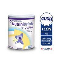 Sữa Nutrinidrink Vị Vanila 400g Nhập Khẩu Nguyên Lon Tại ĐỨC