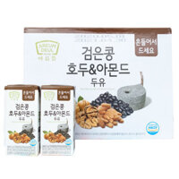 Sữa Óc Chó Hạnh Nhân Đậu Đen Areum Deul (24 hộp x 190ml)