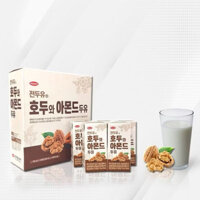 Sữa Óc Chó Hạnh Nhân Đậu Đen Hanmi (190ml x 16 hộp)